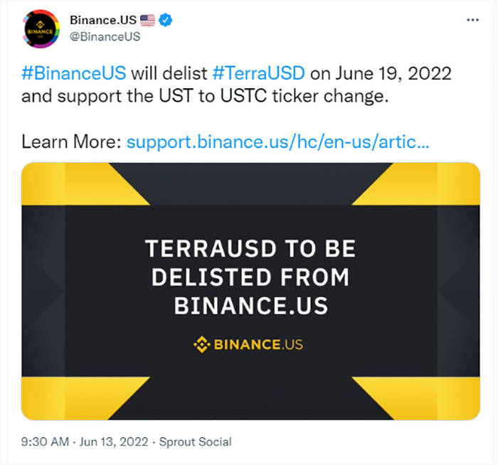 Binance.US 遭集体诉讼,它在Terra事件中对投资者究竟做了什么?