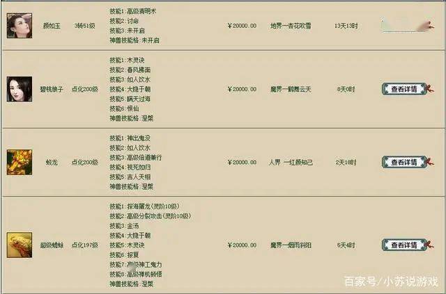 大话西游2:全网最高比例手续费,标价2万的神兽跨服交易之后,藏宝阁赚了多少?