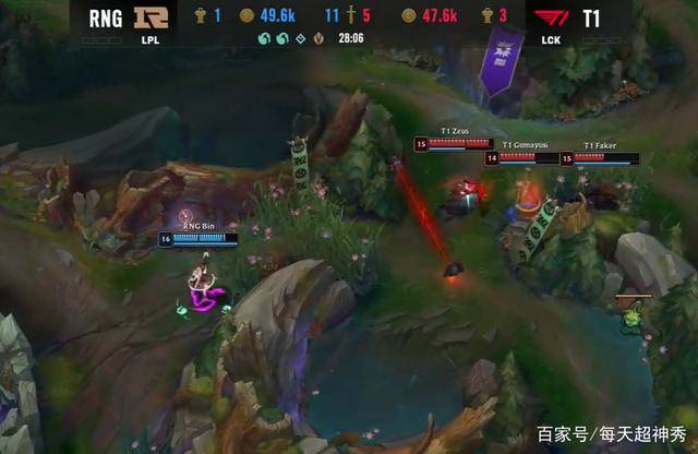 Bin上演名场面，RNG决赛首局轻取T1，Keria狠话难成真