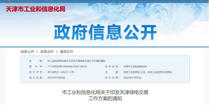 天津绿电交易规则，来了！