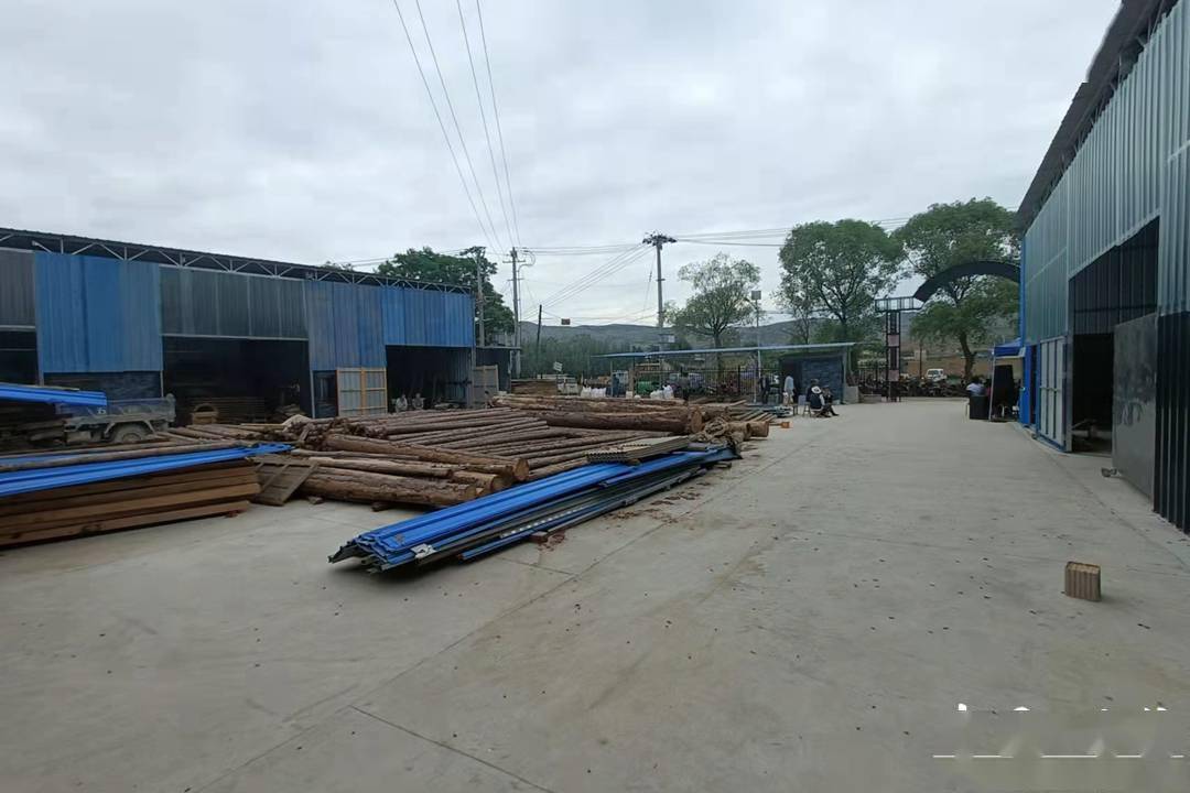 大石镇木材交易市场开业运营