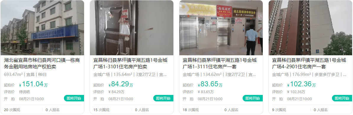 房产捡漏┃银行金融资产商业、住宅房产拍卖