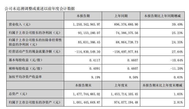 新大正:经营现金流持续为负,货币资金减少15%丨中报拆解