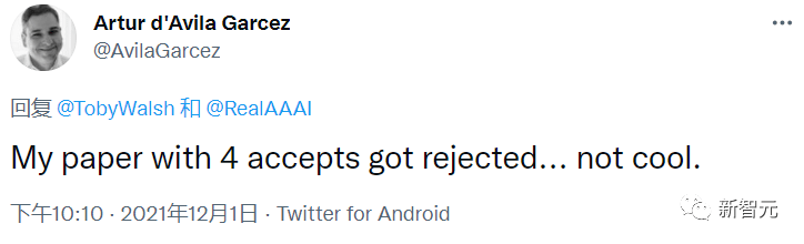 聊天截图曝出AI顶会审稿潜规则！AAAI 3000块即可strong accept？