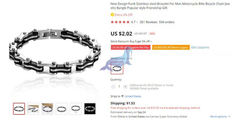 机车链条首饰 BIKE CHAIN BRACELET 专利维权，案件号：22-cv-3731