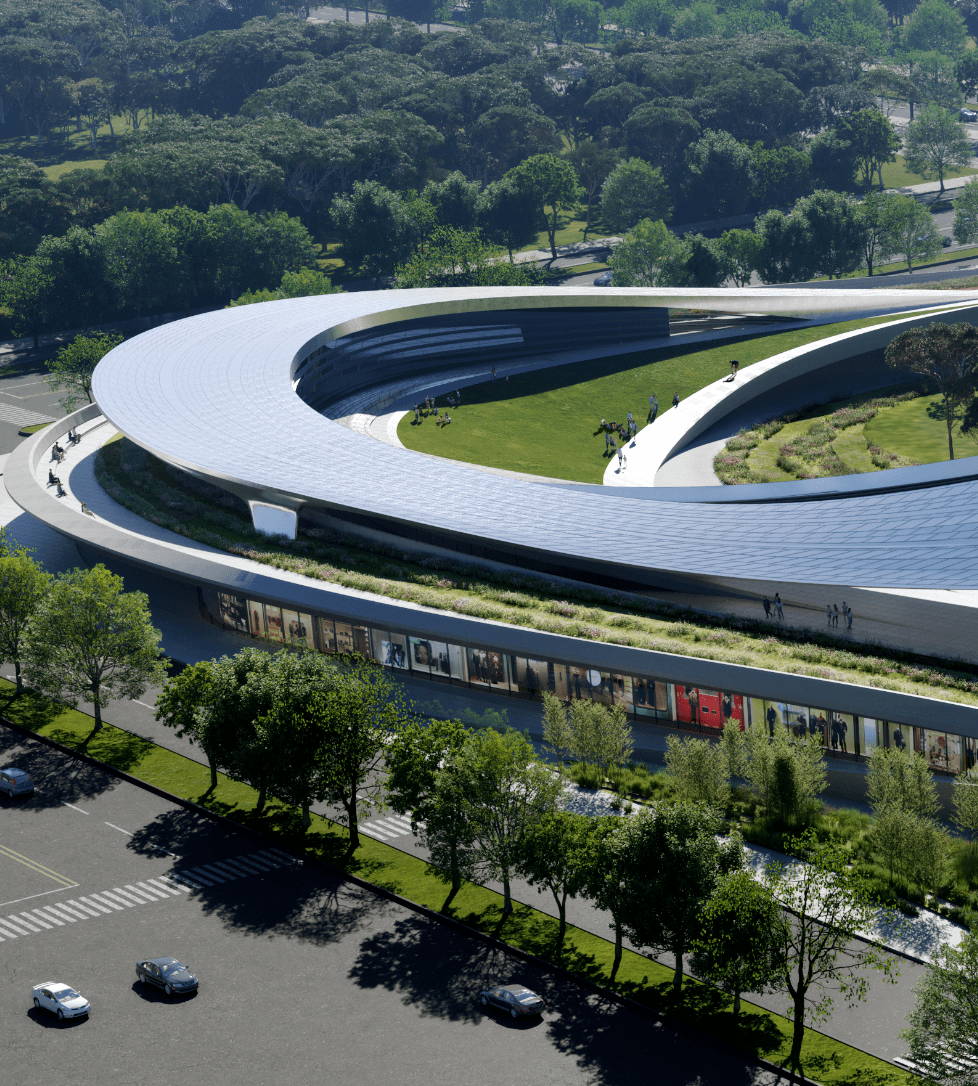 扎哈事务所中标｜陕西·泾河新城文化艺术中心