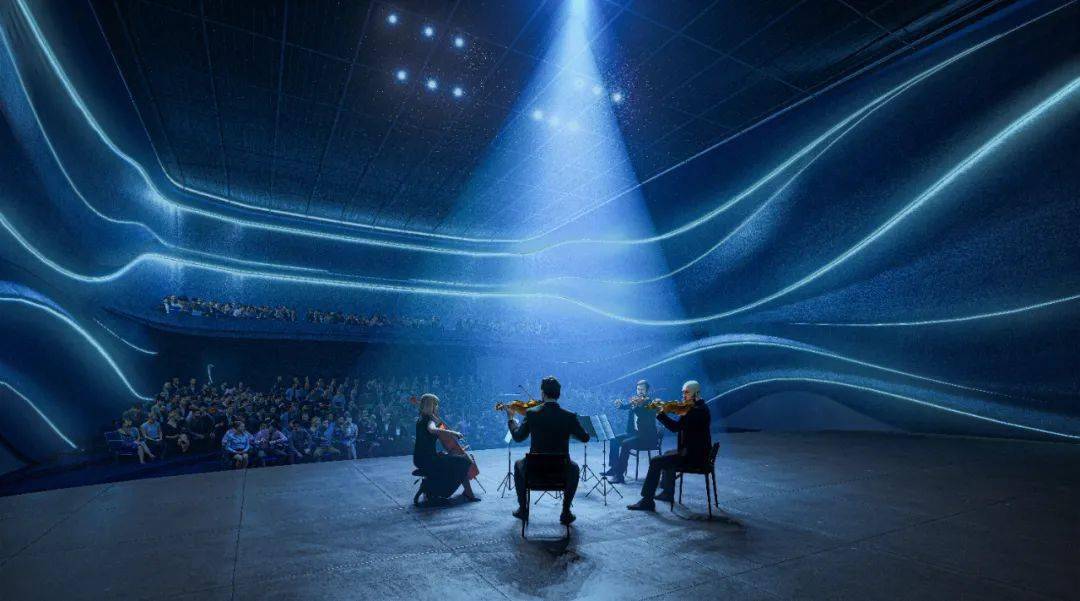 扎哈事务所中标｜陕西·泾河新城文化艺术中心