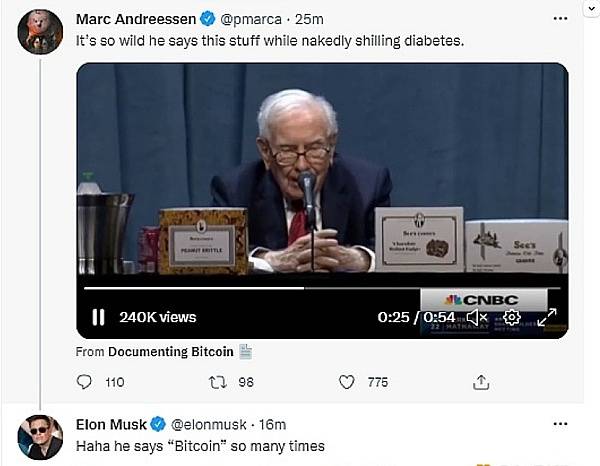 区块链资讯:巴菲特再次抨击加密货币|虎符交易所推出网格交易