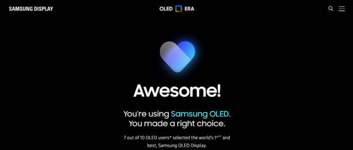 什么叫行业龙头？三星推出自家屏幕查询网站