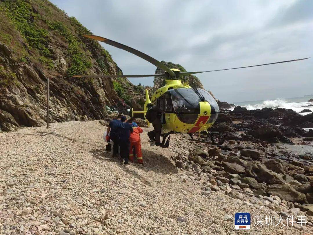 深圳一男子徒步穿越东西涌时突发心梗!直升机出动救人