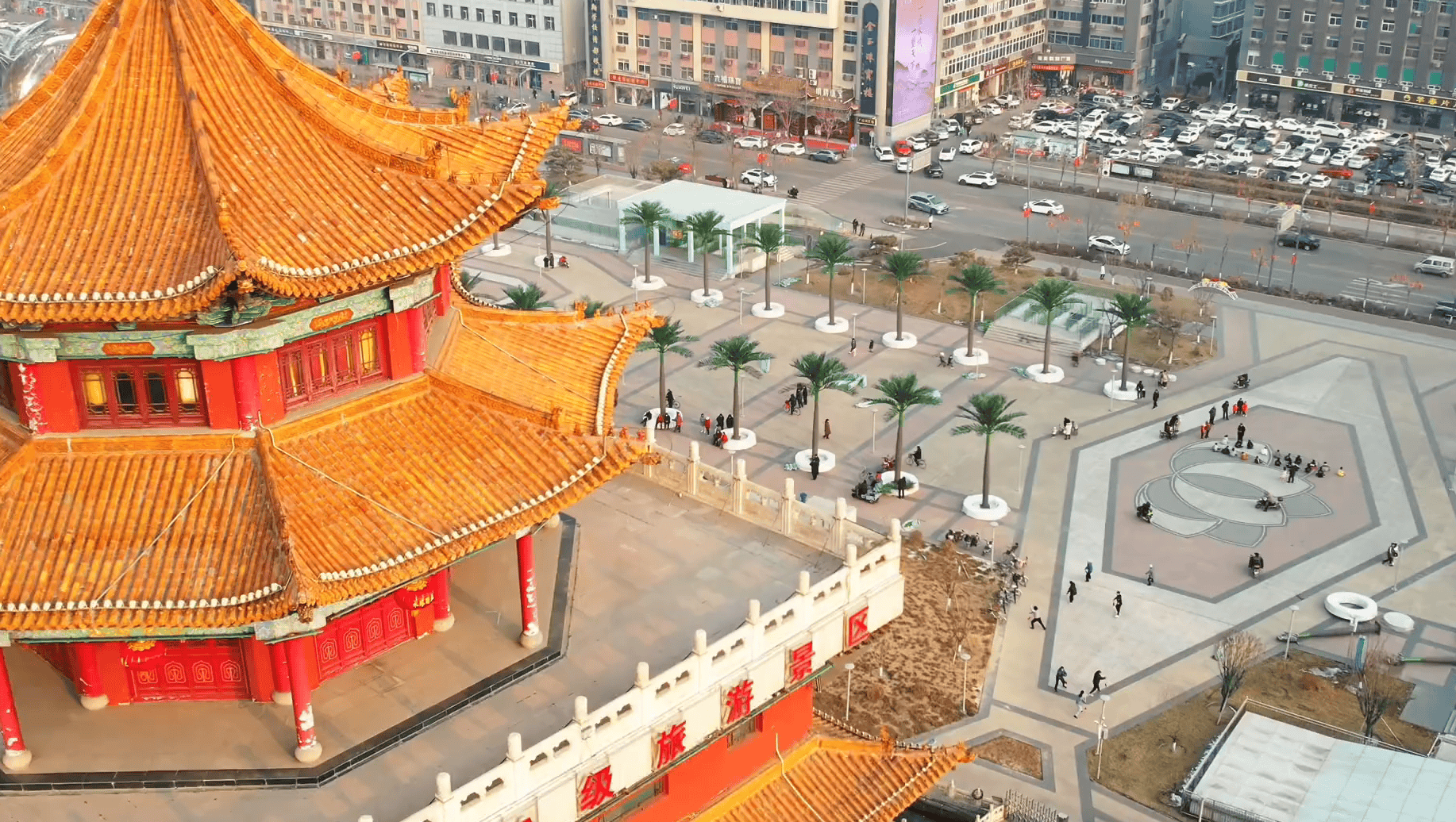 县政府门前广场花1305万建设仿真椰子树、雕塑等，中央点名通报后，仿真椰子树连夜拆除