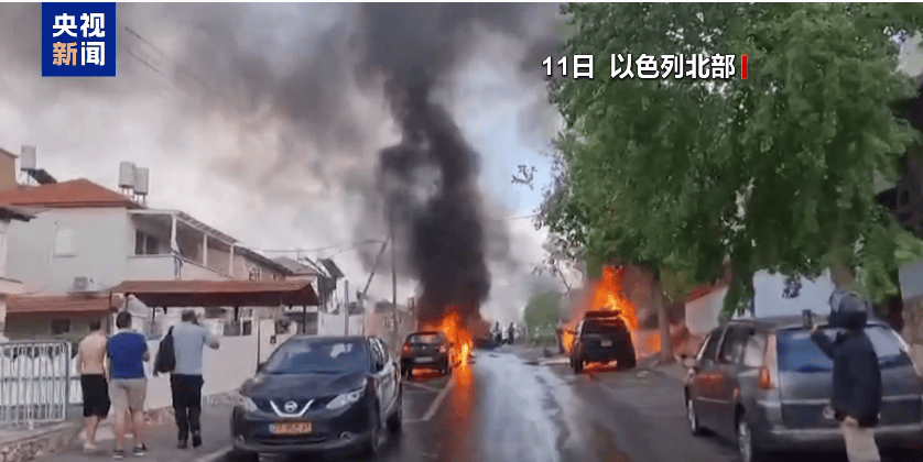 200枚火箭弹射向以色列!以防长:以军在目标实现之前不会停火,不会给黎真主党喘息机会