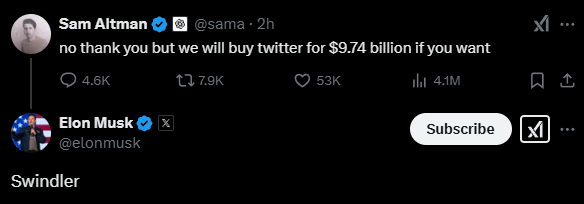 马斯克寻求控制OpenAI?奥尔特曼:我们也可以收购推特