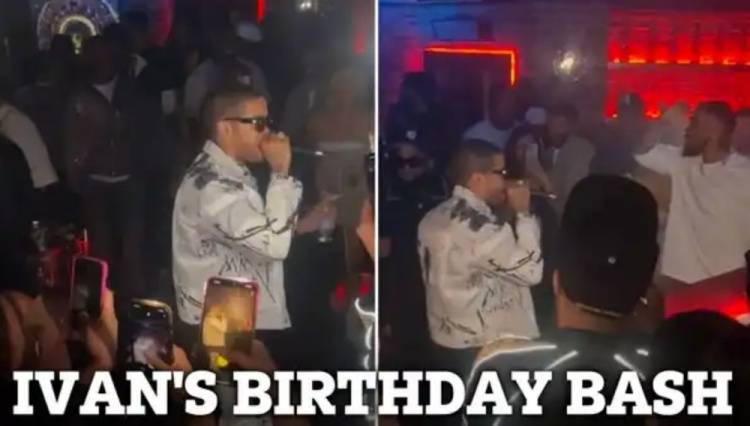 太阳报:伊万-托尼在伦敦夜总会包场开生日派对,挥霍超10万镑