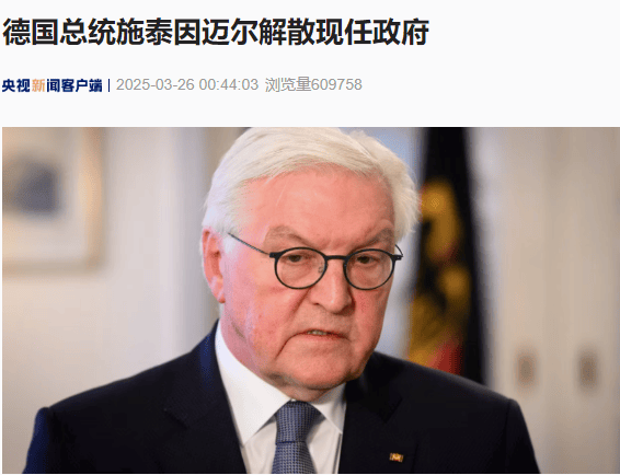 德国总统解散现任政府，发生了什么？