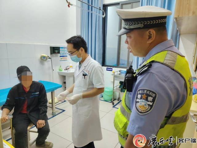 情况紧急!来宾一女子遭毒蛇咬伤,来宾交警开启“绿波护航”