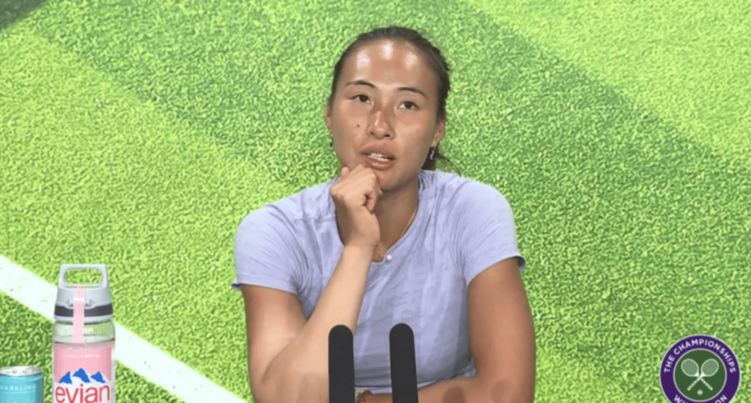 郑钦文回应温网出局：注意力很难集中，高温不是输球理由