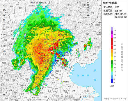 北京七区已现暴雨或大暴雨 早高峰城区及北部地区仍有明显降雨 注意出行安全!
