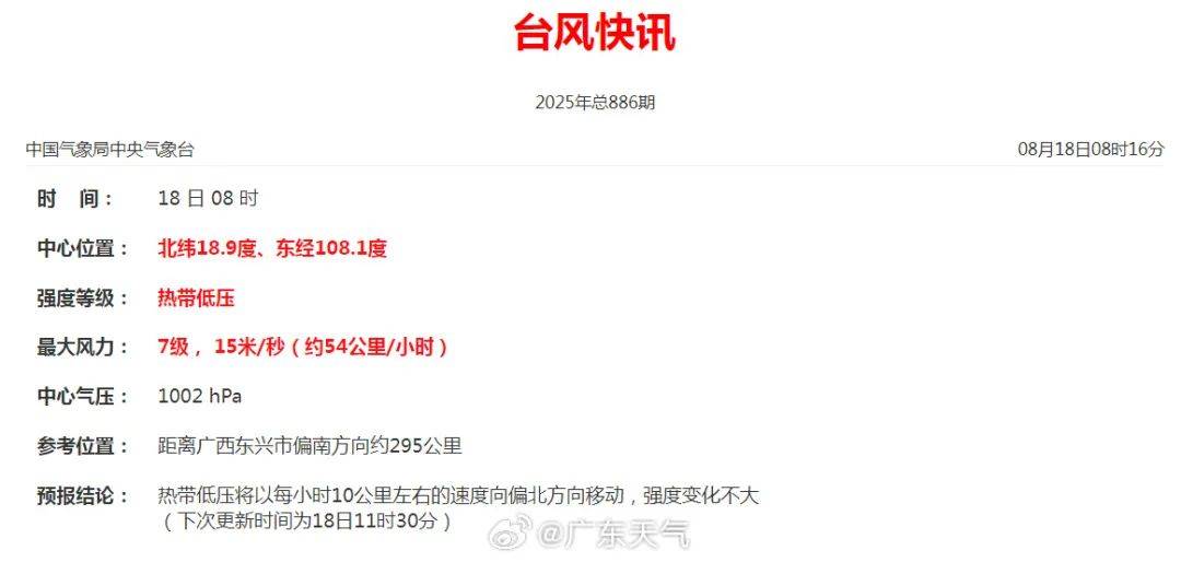 暴雨!大暴雨!“准台风”生成,未来广州天气→