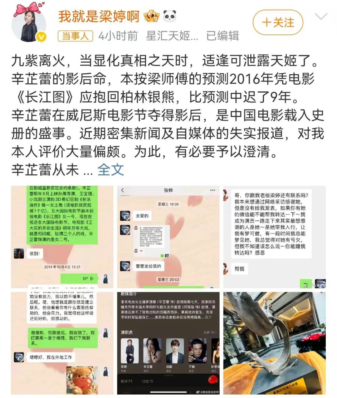 甄子丹谈辛芷蕾梁婷：只是局外人，若不了解她们的关系就少点发表意见