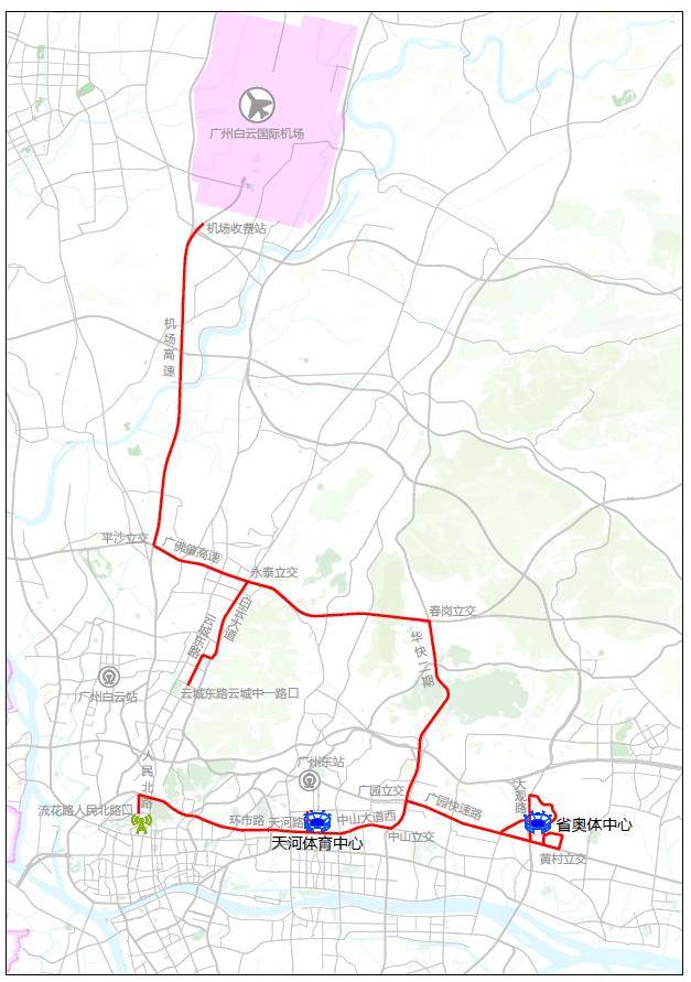 明日起，广州正式施行十五运会临时交通管理措施