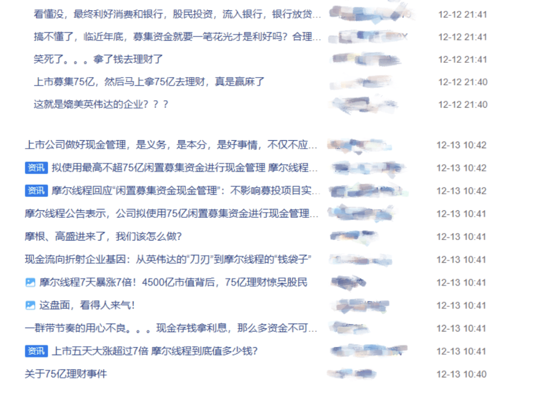 盘中跌超6%!摩尔线程低开,募资80亿做芯片研发,刚上市就拿75亿理财